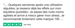 AV - Trustpilot Review - Alex (stress, sommeil)