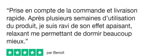 AV - Trustpilot Review - Benoit (douleurs, stress, sommeil, service)