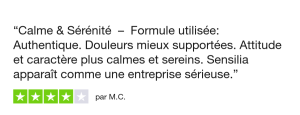 AV - Trustpilot Review - M.C. (douleurs, stress, service)